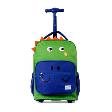 TWISE SIDE-KICK 16-INCH KIDS ROLLING BACKPACK DINO