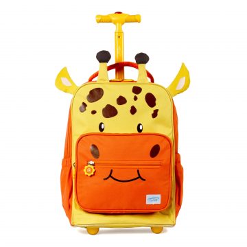 TWISE SIDE-KICK 16-INCH KIDS ROLLING BACKPACK GIRAFFE