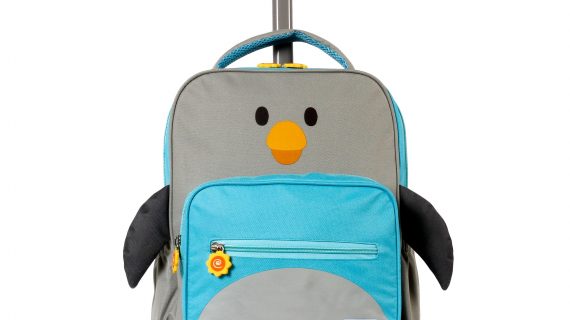 TWISE SIDE-KICK 16-INCH KIDS ROLLING BACKPACK PENGUIN