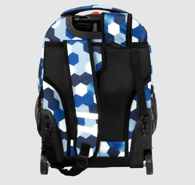 J World New York Sunrise Rolling Backpack. Roller Bag with Wheels, Mini Dia, 18" - Image 2