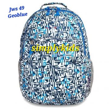 J WORLD CORNELIA BACKPACK- JW-49 GEO BLUE