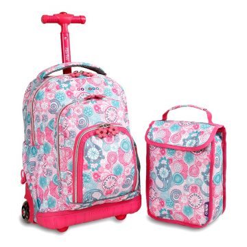 LOLLIPOP ROLLING BACKPACK - RBS-16LSP BLUE RASPBERRY