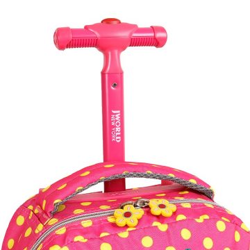 LOLLIPOP ROLLING BACKPACK - RBS-16LSP PINK BUTTONS - Image 5
