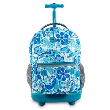 SUNRISE ROLLING BACKPACK - RBS-18 BLUE VINE