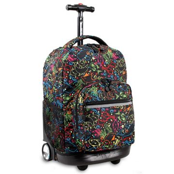 SUNRISE ROLLING BACKPACK - RBS-18 DOODLE - Image 2