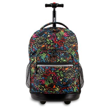 SUNRISE ROLLING BACKPACK - RBS-18 DOODLE