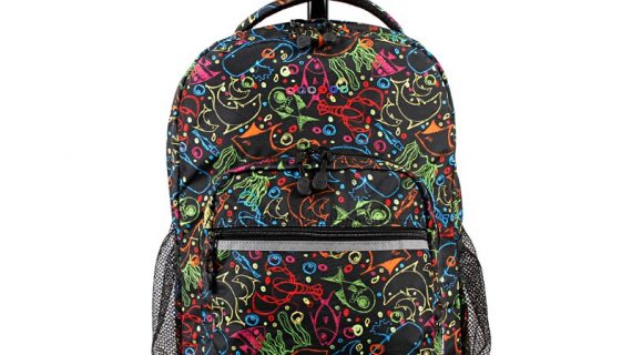 SUNRISE ROLLING BACKPACK - RBS-18 DOODLE