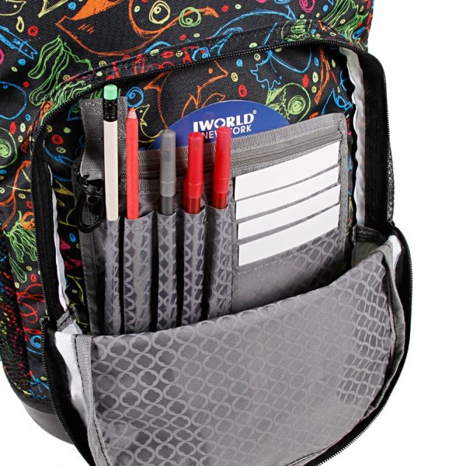 SUNRISE ROLLING BACKPACK - RBS-18 DOODLE - Image 5