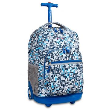 SUNRISE ROLLING BACKPACK - RBS-18 GEO BLUE - Image 2
