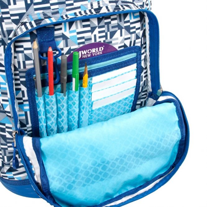 SUNRISE ROLLING BACKPACK - RBS-18 GEO BLUE - Image 4