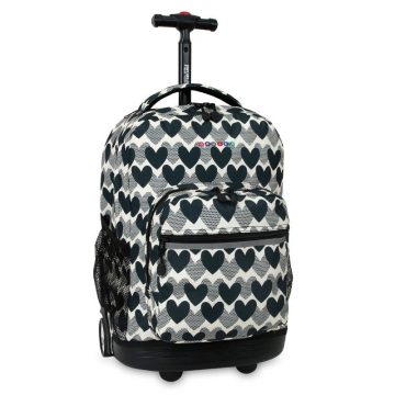 SUNRISE ROLLING BACKPACK - RBS-18 HEART DOT - Image 2