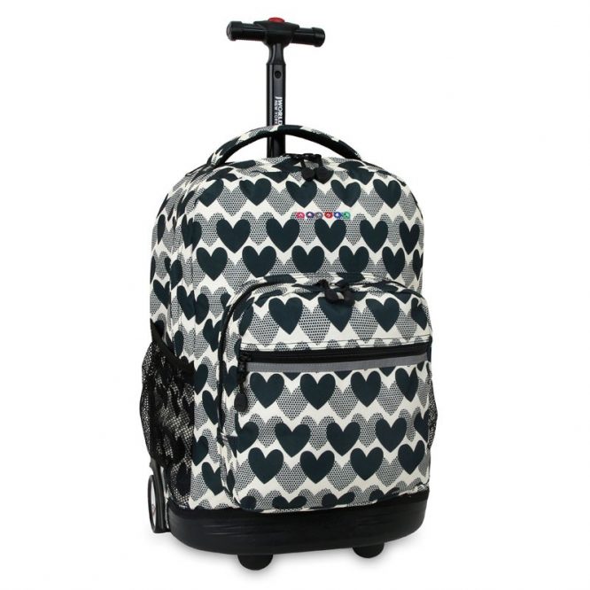 SUNRISE ROLLING BACKPACK - RBS-18 HEART DOT - Image 2