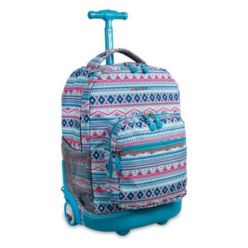 SUNRISE ROLLING BACKPACK - RBS-18 MINT TRIBAL - Image 2