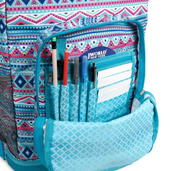 SUNRISE ROLLING BACKPACK - RBS-18 MINT TRIBAL - Image 5