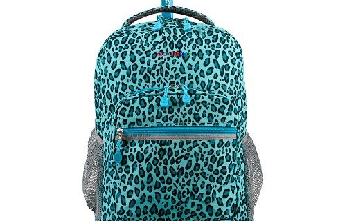 SUNRISE ROLLING BACKPACK - RBS-18 MINT LEOPARD