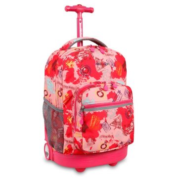 SUNRISE ROLLING BACKPACK - RBS-18 PINK ATLAS - Image 2