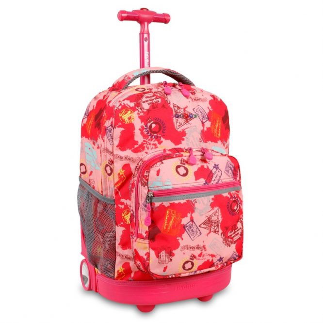 SUNRISE ROLLING BACKPACK - RBS-18 PINK ATLAS - Image 2