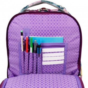 JWORLD ROLLING BACKPACK WITH DETACHABLE LUNCH BAG, SECRET GARDEN - Image 6