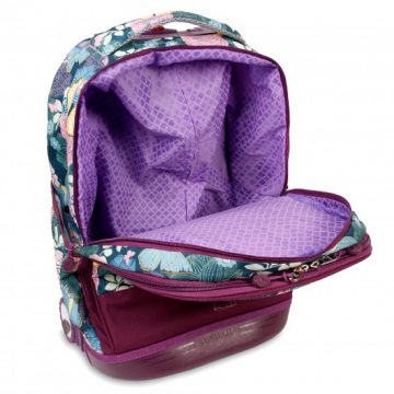 JWORLD ROLLING BACKPACK WITH DETACHABLE LUNCH BAG, SECRET GARDEN - Image 4