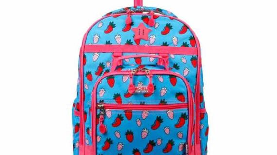 JWORLD DUO KRB18INCH ROLLING BACKPACK:STRAWBERRY