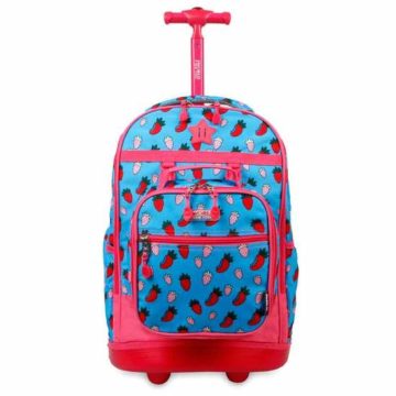 JWORLD DUO KRB18INCH ROLLING BACKPACK:STRAWBERRY - Image 2