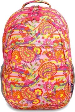 JWORLD CORNELIA JWS-49 BACKPACK PINK PAISLEY