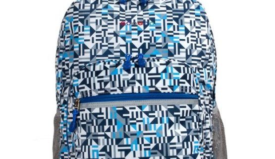 RBS 18 ROLLINGBACKPACK:GEO BLUE