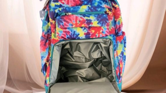 JWORLD TRIO KIDS ROLLING BACKPACK RLP-01 TYE-DYE SPECIAL EDITION