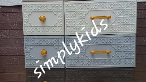 5 LAYERS STACKING SHELVES STORAGE WITH 4 WHEELS