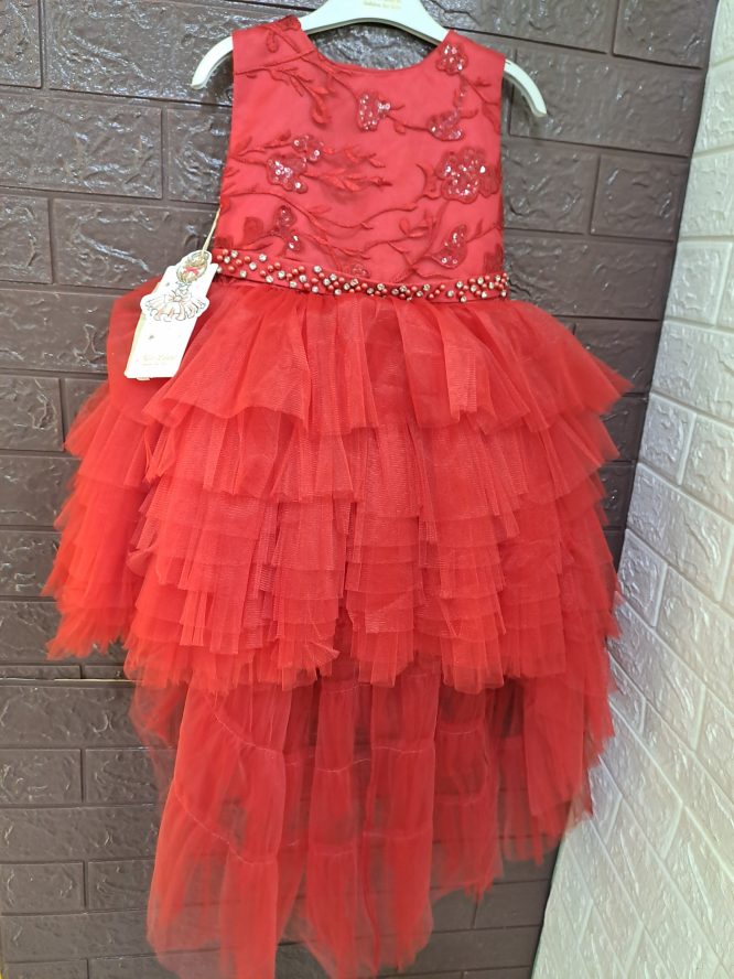 MISS LIWA KIDS RED DRESS - Image 2