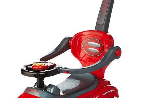 DELUXE MEGA 3 IN 1 CAR RED