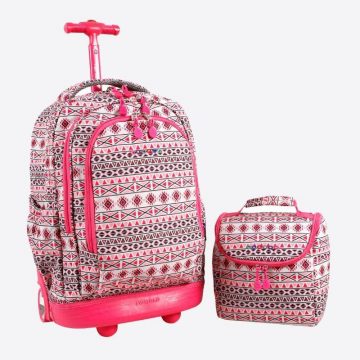 RBS 818L SKANDI PINK ROLLING BACKPACK
