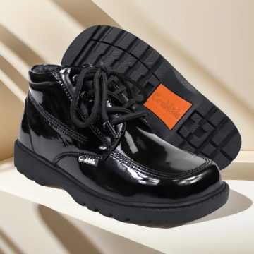 Crabkids Patent Black Shoe - Image 2