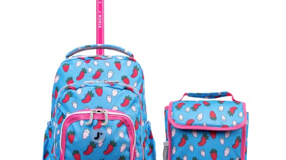 ROLLING BACKPACK- STRAWBERRY