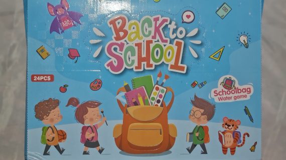 SCHOOL BAG WATER GAME