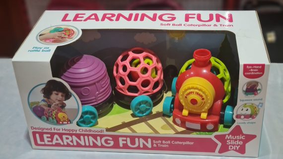 LEARNING FUN Soft Ball Caterpillar & Train
