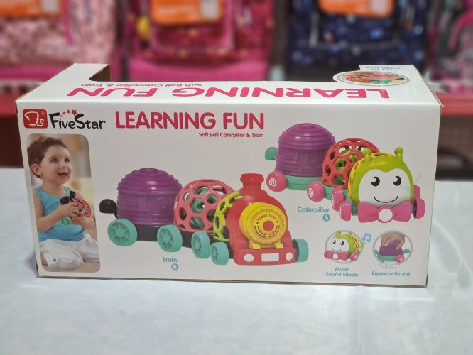 LEARNING FUN Soft Ball Caterpillar & Train - Image 2